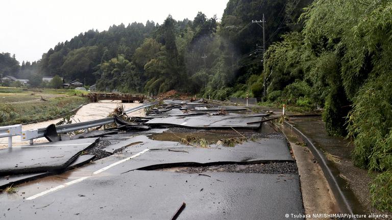 Floods, landslides ravage central Japan after heavy rains