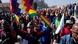 Los seguidores del expresidente boliviano Evo Morales marchan en El Alto hacia la capital para protestar contra el gobierno del actual presidente Luis Arce. Los seguidores del expresidente boliviano Evo Morales marchan en El Alto hacia la capital para protestar contra el gobierno del actual presidente Luis Arce.