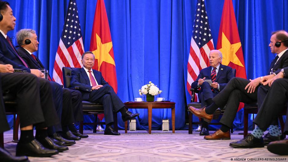 ベトナムの指導者がジョー・バイデンと会談、中国が議題に – DW – 2024年9月26日