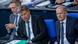 Olaf Scholz (right), Robert Habeck (middle), and Christian Lindner (left) sitting in Germany's parliament Olaf Scholz (right), Robert Habeck (middle), and Christian Lindner (left) sitting in Germany's parliament