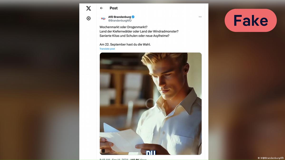 Fact check: How AI influences election campaigns – DW – 10/13/2024