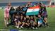 Odisha players and coach hold an India flag and pose for a group photograph Odisha players and coach hold an India flag and pose for a group photograph
