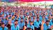 Samsung workers who are on strike shout slogans during a protest near their plant in Sriperumbudur, on the outskirts of Chennai, India, Tuesday, Sept. 24 Samsung workers who are on strike shout slogans during a protest near their plant in Sriperumbudur, on the outskirts of Chennai, India, Tuesday, Sept. 24