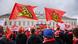 Members of the IG Metall metalworkers union demonstrate Members of the IG Metall metalworkers union demonstrate