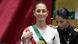 Claudia Sheinbaum durante la toma del posesión en Ciudad de México, con la banda presidencial. Claudia Sheinbaum durante la toma del posesión en Ciudad de México, con la banda presidencial.