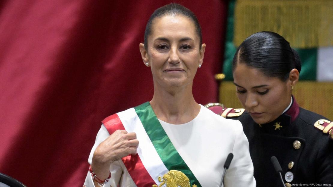 A nova presidente do México, Claudia Sheinbaum