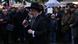 Dovid Roberts speaking to participants of a vigil outside Berlin's community center and synagogue of the Kahal Adass Jisroel Orthodox Jewish community on October 20, 2023 Dovid Roberts speaking to participants of a vigil outside Berlin's community center and synagogue of the Kahal Adass Jisroel Orthodox Jewish community on October 20, 2023