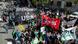 Protesta de estudiantes y docentes contra recortes en presupuestos universitarios en Argentina. (Septiembre de 2024).