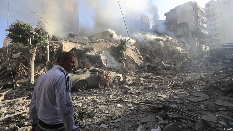Libanon - das ausmass der zerstörung in beirut
