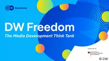 DW Freedom Key Visual des Media Development Think Tanks der DW Akademie