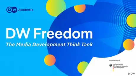 DW Freedom Key Visual des Media Development Think Tanks der DW Akademie