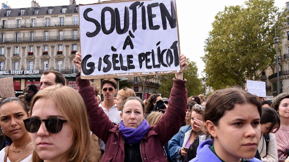 Demonstracije u Parizu u znak podrške Žizel Peliko