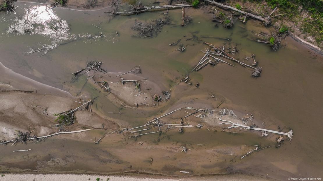 Seca em Jordão, no Acre