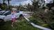 A woman looking at the damage around here after Hurricane Milton A woman looking at the damage around here after Hurricane Milton
