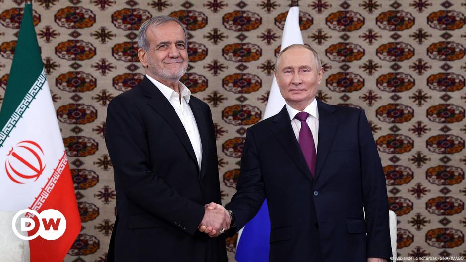 Russia's Putin and Iran's Pezeshkian hail close ties