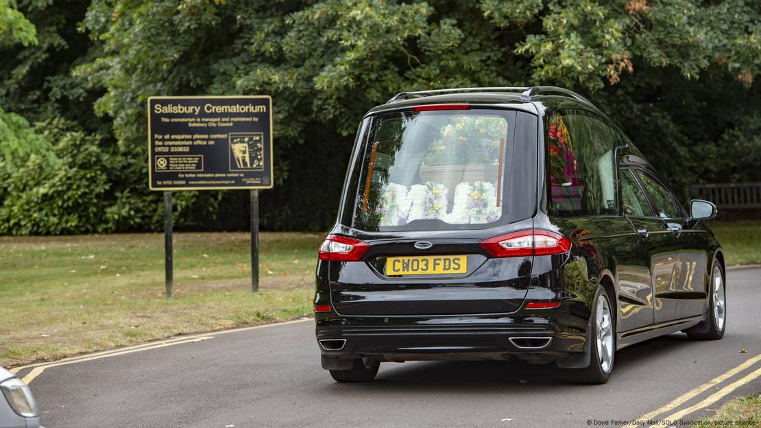 Dawn Sturges' funeral in 2018 Dawn Sturges' funeral in 2018