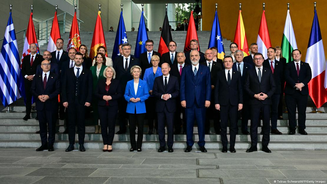 Zajednička fotografija učesnika jubilarnog, desetog samita Berlinskog procesa