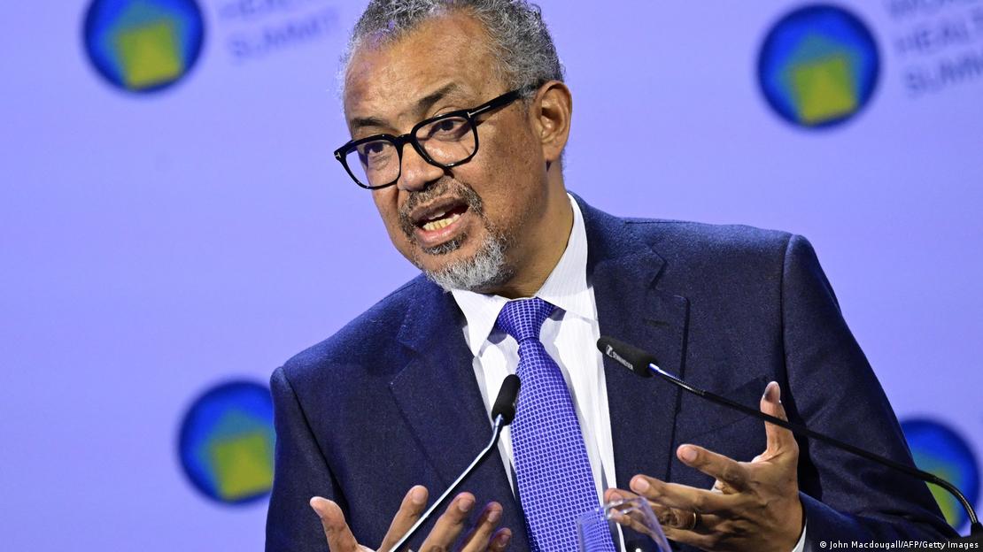 O diretor-geral da OMS, Tedros Adhanom Ghebreyesus