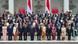 Seluruh 53 anggota Kabinet Merah Putih di depan Istana Negara Seluruh 53 anggota Kabinet Merah Putih di depan Istana Negara