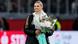 Alexandra Popp holding flowers after playing her last game for Germany Alexandra Popp holding flowers after playing her last game for Germany