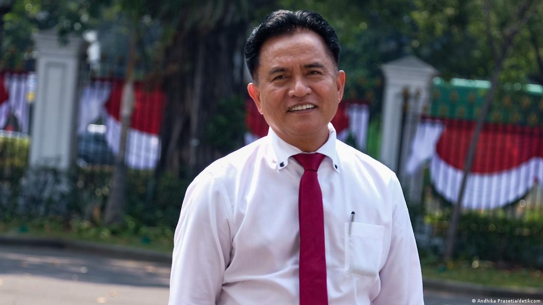 Indonesiens Minister für Rechtsangelegenheiten und Menschenrechte, Yusril Ihza Mahendra Indonesiens Minister für Rechtsangelegenheiten und Menschenrechte, Yusril Ihza Mahendra