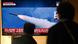 People at a train station in Seoul watch a news broadcast with file footage of a North Korean missile test on October 31 People at a train station in Seoul watch a news broadcast with file footage of a North Korean missile test on October 31