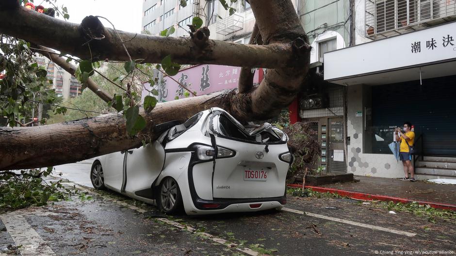 Cleanup underway after Typhoon Kong-rey hits Taiwan – DW – 11/01/2024