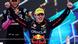 Verstappen celebrando en el podio del GP de Sao Paulo. Imagen de archivo. Verstappen celebrando en el podio del GP de Sao Paulo. Imagen de archivo.
