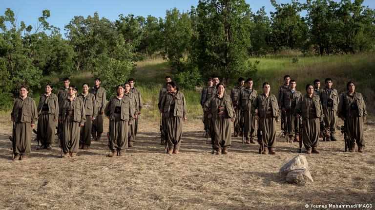 Kandil Dağı'nda PKK militanları