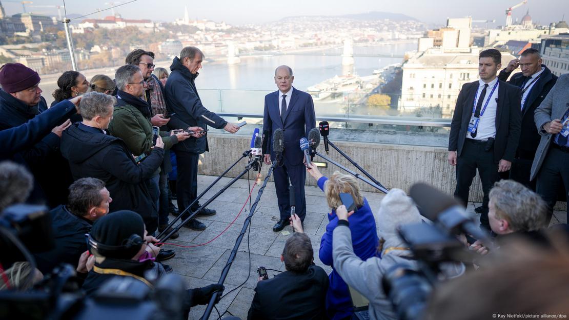 Δηλώσεις του Καγκελαρίου Σολτς στο περιθώριο συνόδου κορυφής στη Βουδαπέστη