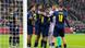 Spieler von Maccabi Tel Aviv beim Europa-League-Spiel in Amsterdam gegen Ajax Spieler von Maccabi Tel Aviv beim Europa-League-Spiel in Amsterdam gegen Ajax