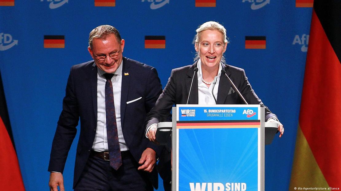 Tino Chrupalla e Alice Weidel