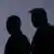 A silhouette of US President-elect Donald Trump and Russian President Vladimir Putin in a photo taken at a G20 summit in 2019