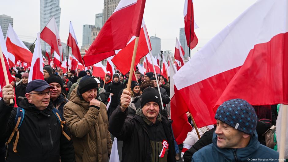 Učesnici „Marša nezavisnosti“ u Varšavi 11. novembra 2024.