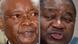 Kombobild Mosambik Armando Guebuza und Filipe Nyusi Kombobild Mosambik Armando Guebuza und Filipe Nyusi