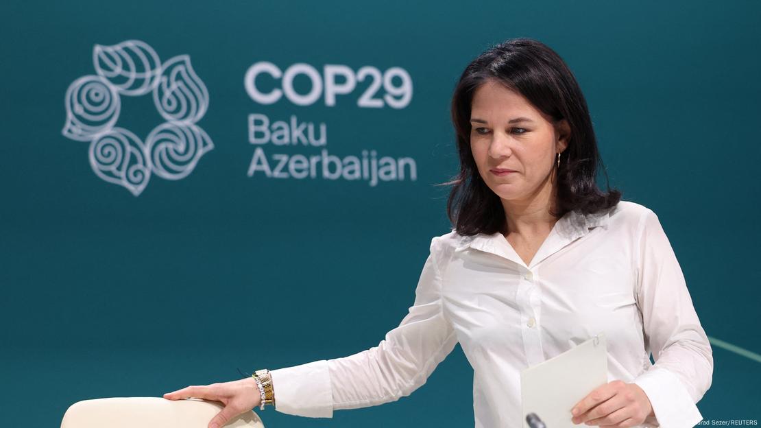 Deutschlands Außenministerin Annalena Baerbock auf der UN-Klimakonferenz COP29 in Baku