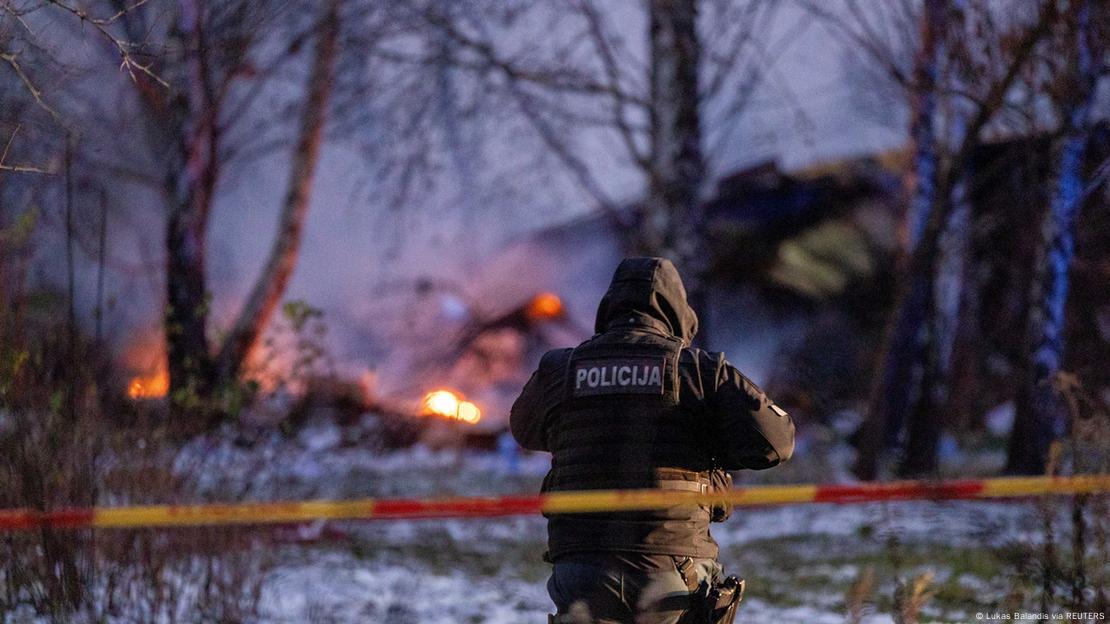 Mjesto gdje se srušio avion njemačkog DHL-a