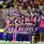 Rajasthan Royals line up for a photo