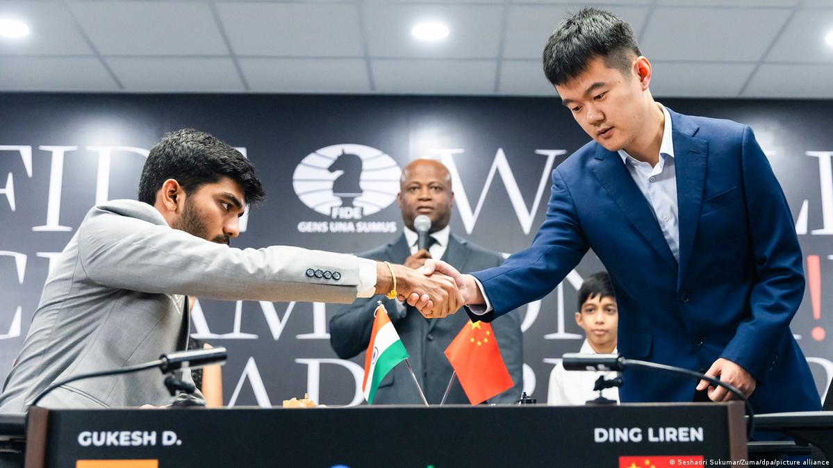 Chess India's Gukesh levels score with white win over Ding DW 11/27/2024