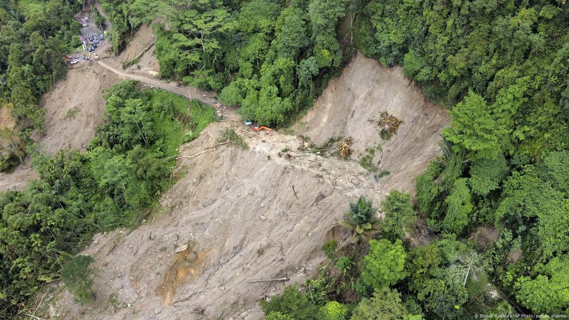 Một trận lở đất ở Sumatra, Indonesia