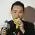 Justin Sun eats the banana art he purchased