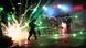 Demonstrators use firecrackers against police as police block a street to prevent protesters Demonstrators use firecrackers against police as police block a street to prevent protesters