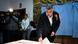 Prime Minister Marcel Ciolacu casts his ballot in the parliamentary election at a polling station in Buzau city on December 1, 2024 Prime Minister Marcel Ciolacu casts his ballot in the parliamentary election at a polling station in Buzau city on December 1, 2024