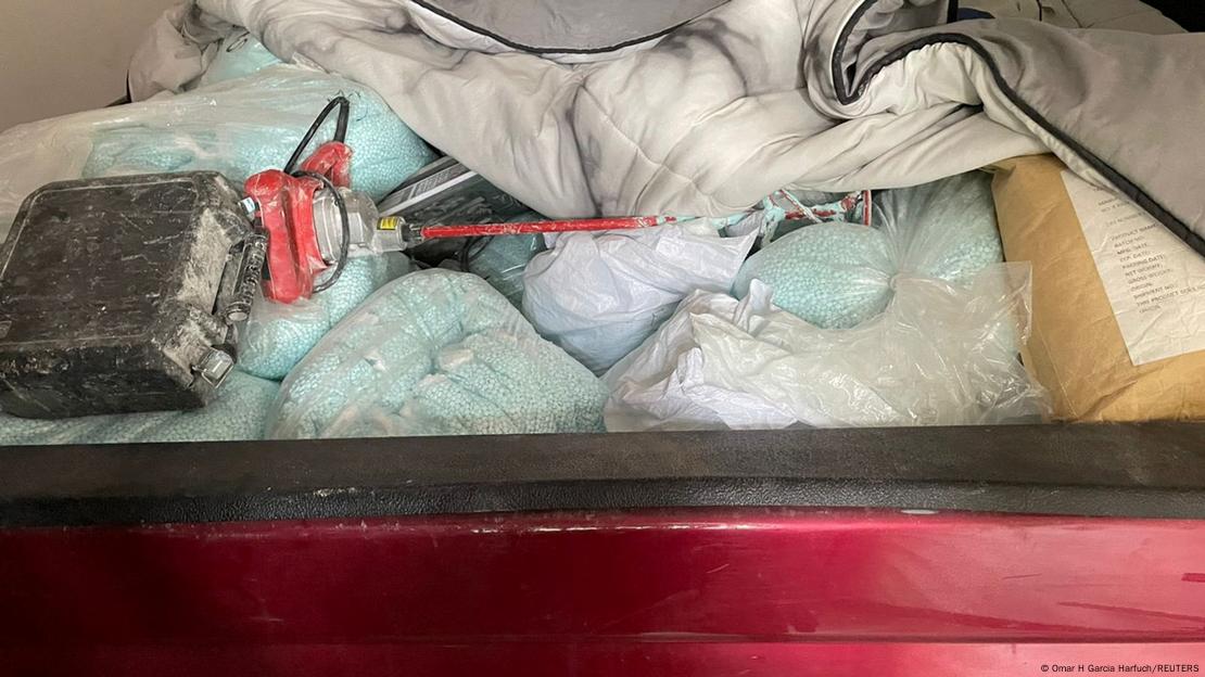 Fentanilo confiscado en México. Fentanilo confiscado en México.