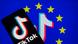 Logo TikToka i Unii Europejskiej Logo TikToka i Unii Europejskiej