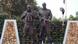 La statue de Evguéni Prigojine à Bangui La statue de Evguéni Prigojine à Bangui