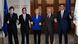 Presidentes de Argentina, Paraguay, Uruguay y Brasil junto a la representante de la Comisión Europea, Ursula von der Leyen.