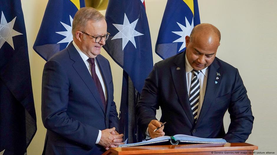 Australia, Nauru ink landmark security deal – DW – 12/09/2024