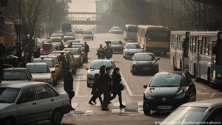 تصویری از آلودگی هوا در تهران