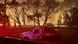 A fire burning near Creswick in Victoria. A fire burning near Creswick in Victoria.